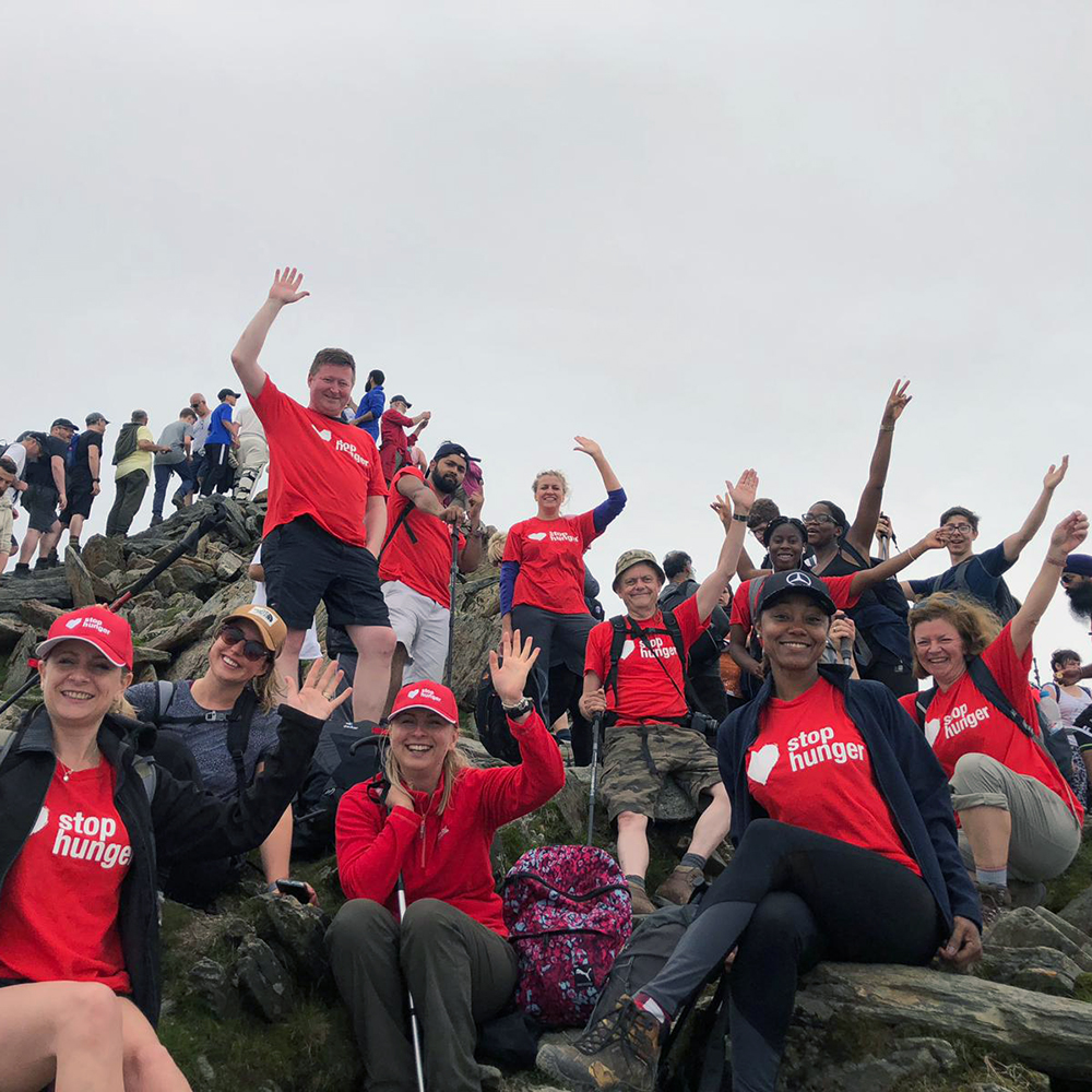 At the summit of Snowdon